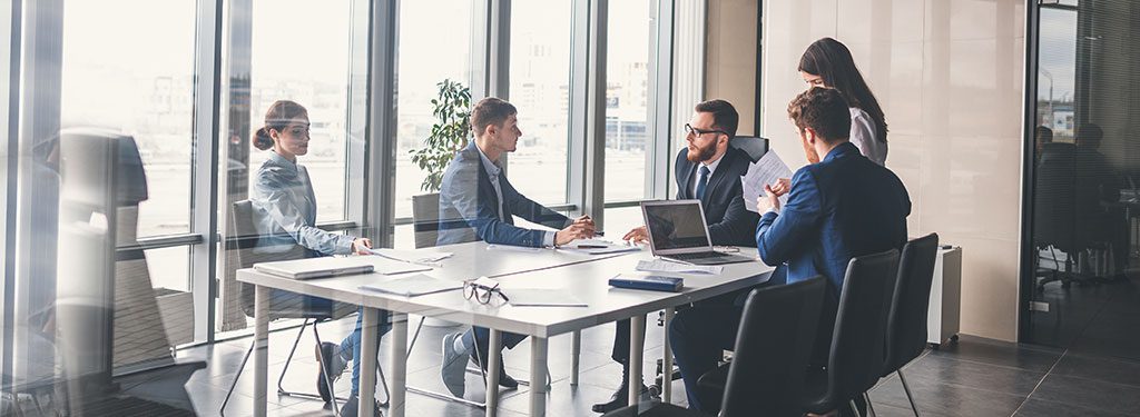 a board room meeting